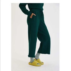 Girlfriend Collective Wide Leg Sweatpants Biome